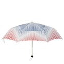Dots-pointillism-abstract-chevron Folding Umbrellas View3