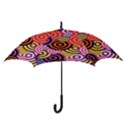 Abstract-circles-background-retro Hook Handle Umbrellas (Small) View3