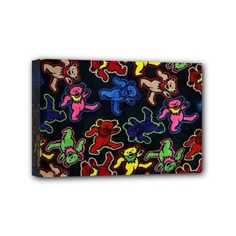 Grateful Dead Pattern Mini Canvas 6  X 4  (stretched) by Semog4