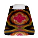 Kaleidoscope Art Pattern Ornament Fitted Sheet (Single Size) View1