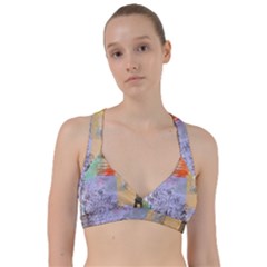 Scrapbook Paris Vintage France Sweetheart Sports Bra by Salman4z