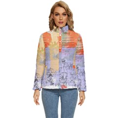 Scrapbook Paris Vintage France Women s Puffer Bubble Jacket Coat by Salman4z