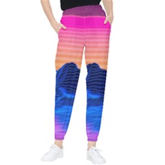Sun Ultra Artistic 3d Illustration Sunset Women s Tapered Pants by Salman4z