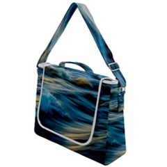 Waves Abstract Box Up Messenger Bag by Salman4z