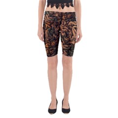 Always On My Mind Tobe Map Places Travel Vintage Yoga Cropped Leggings by Salman4z