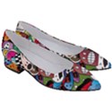 Cartoon Explosion Cartoon Characters Funny Women s Block Heels  View3