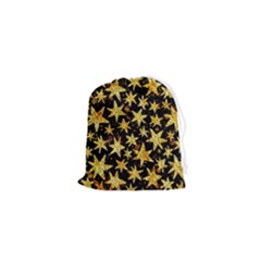 Shiny Glitter Stars Drawstring Pouch (xs) by Salman4z