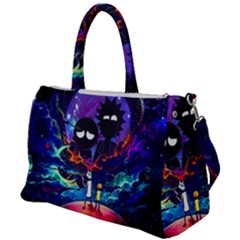 Rick And Morty In Outer Space Duffel Travel Bag by Salman4z