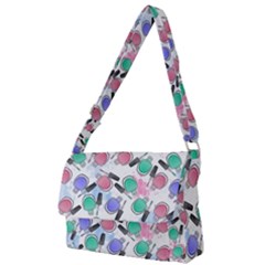 Nail Polish Full Print Messenger Bag (s) by SychEva