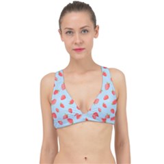 Strawberry Classic Banded Bikini Top by SychEva