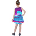 Tsunami Waves Ocean Sea Nautical Nature Water 3 Kids  Summer Dress View2
