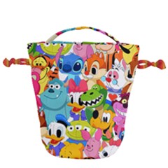 Illustration Cartoon Character Animal Cute Drawstring Bucket Bag by Sudheng