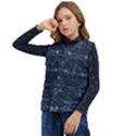 Vintage astrology poster Kid s Short Button Up Puffer Vest	 View3