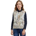 Vintage Astronomy  Kid s Short Button Up Puffer Vest	 View1