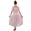 Pink Zebra Vibes Animal Print  Shoulder Straps Boho Maxi Dress  View2