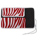 Red Zebra Vibes Animal Print  Pen Storage Case (S) View2