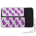 Purple Butterflies On Their Own Way  Pen Storage Case (S) View2