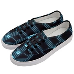 A Completely Seamless Background Design Circuitry Women s Classic Low Top Sneakers by Amaryn4rt