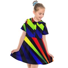 Graphic Design Computer Graphics Kids  Short Sleeve Shirt Dress by Celenk