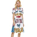 Christian Christianity Religion Button Top Knee Length Dress View1