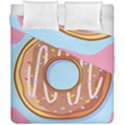 Dessert Food Donut Sweet Decor Chocolate Bread Duvet Cover Double Side (California King Size) View1