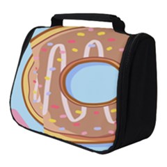 Dessert Food Donut Sweet Decor Chocolate Bread Full Print Travel Pouch (small) by Uceng