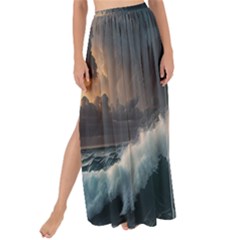 Fantasy People Mysticism Composing Fairytale Art 2 Maxi Chiffon Tie-up Sarong by Uceng