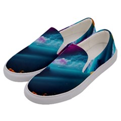 Abstract Art Artwork Men s Canvas Slip Ons by Uceng