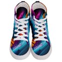 Abstract Art Artwork Women s Hi-Top Skate Sneakers View1