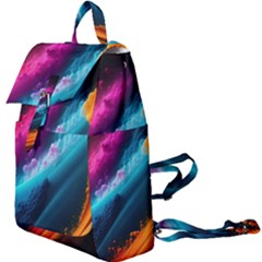 Abstract Art Artwork Buckle Everyday Backpack by Uceng