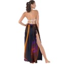 Ai Generated Mushrooms Wallpaper Maxi Chiffon Tie-Up Sarong View2