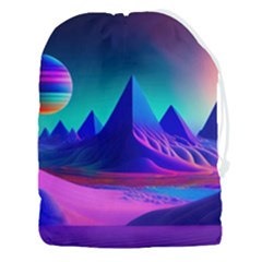 Fantasy Universe Art Wallpaper Artwork Drawstring Pouch (3xl) by Uceng