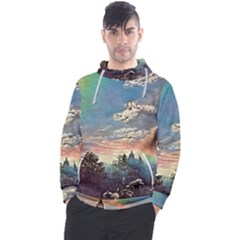 Abstract Art Psychedelic Arts Experimental Men s Pullover Hoodie by Uceng