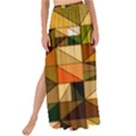 Abstract Experimental Geometric Shape Pattern Maxi Chiffon Tie-Up Sarong View1