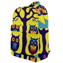 Owl Animal Cartoon Drawing Tree Nature Landscape Classic Backpack by Uceng