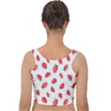 Strawberry Velvet Crop Top View2