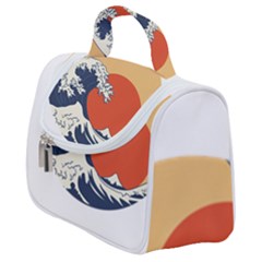 The Great Wave Off Kanagawa Waves Satchel Handbag by Wegoenart