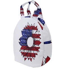 Us Flag Flower Sunshine Flag America Usa Travel Backpacks by Wegoenart