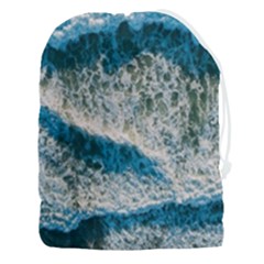 Waves Wave Nature Beach Drawstring Pouch (3xl) by Salman4z