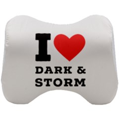 I Love Dark And Storm Head Support Cushion by ilovewhateva
