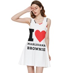 I Love Marijuana Brownie Inside Out Racerback Dress by ilovewhateva