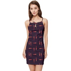Hot Peppers Summer Tie Front Dress by SychEva