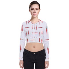 Pepper Long Sleeve Zip Up Bomber Jacket by SychEva