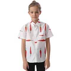 Pepper Kids  Short Sleeve Shirt by SychEva