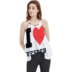 I Love Vesper Flowy Camisole Tank Top by ilovewhateva