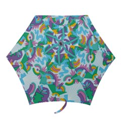 Pattern Hotdogtrap Mini Folding Umbrellas by Salman4z
