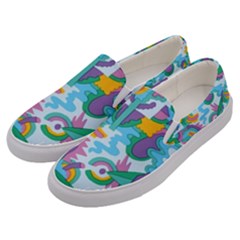 Pattern Hotdogtrap Men s Canvas Slip Ons by Salman4z