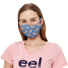 Corgi Patterns Crease Cloth Face Mask (adult) by Salman4z
