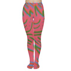 Pattern Saying Wavy Tights by Salman4z