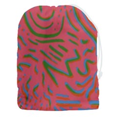Pattern Saying Wavy Drawstring Pouch (3xl) by Salman4z